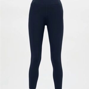 Girlfriend Collective Navy Long Capri